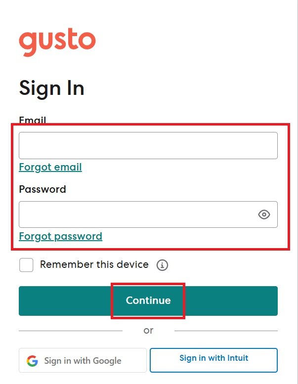 gusto login