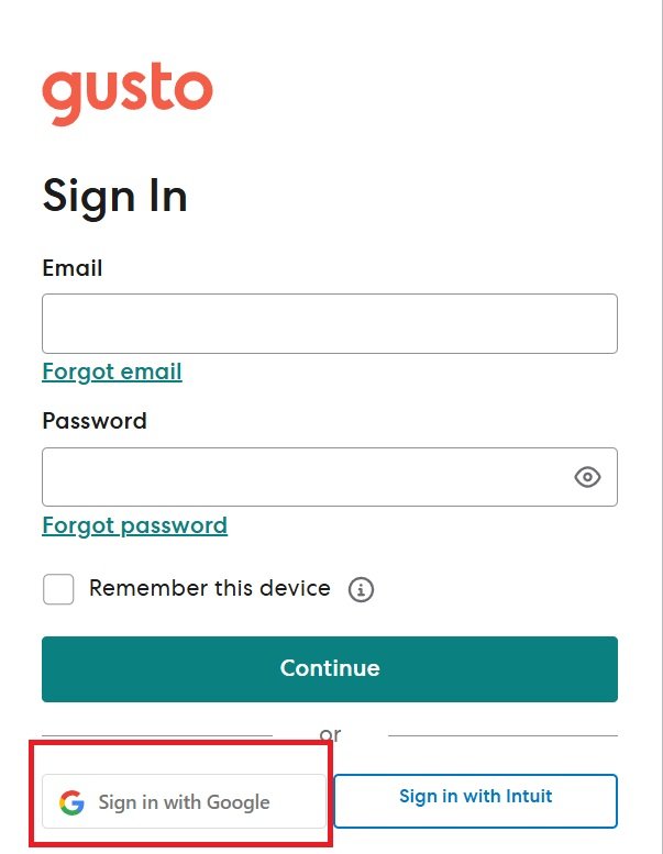 gusto login