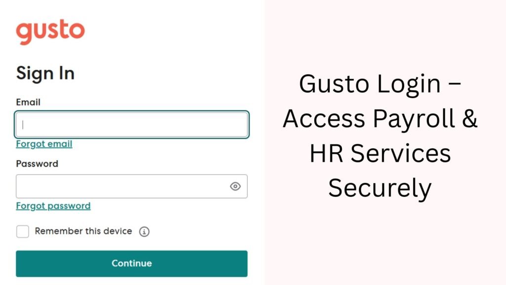gusto login